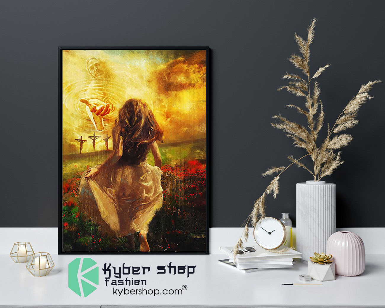Jesus run to the beautiful poster9
