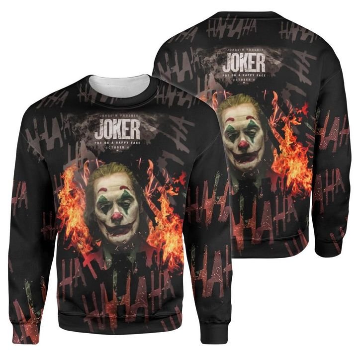 Joker horror lover 3d all over print hoodie 1