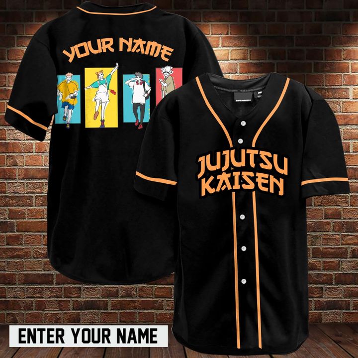Jujutsu Kaisen custom name Baseball Jersey Shirt