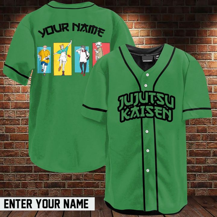 Jujutsu Kaisen custom name Baseball Jersey Shirt3