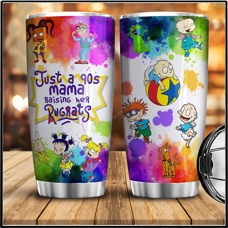 Just A 90s Mama Raising Her Rugrats Tumbler 5 Just A 90s Mama Raising Her Rugrats Tumbler3
