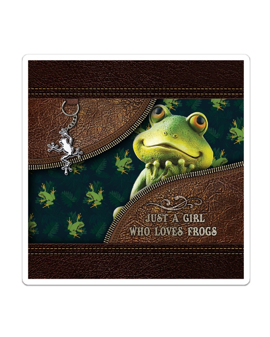 Just A Girl Who Loves Frogs All Over Tole bag1