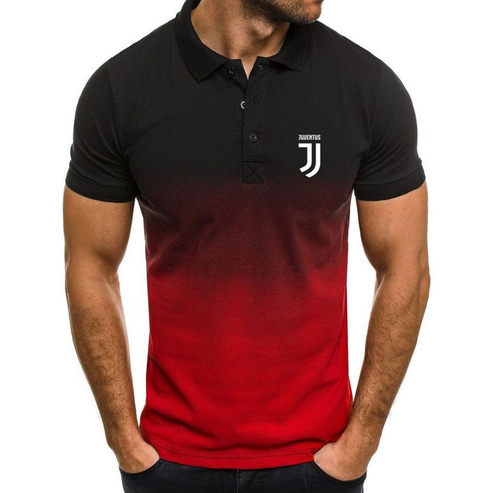 Juventus men gradient Polo Shirt1