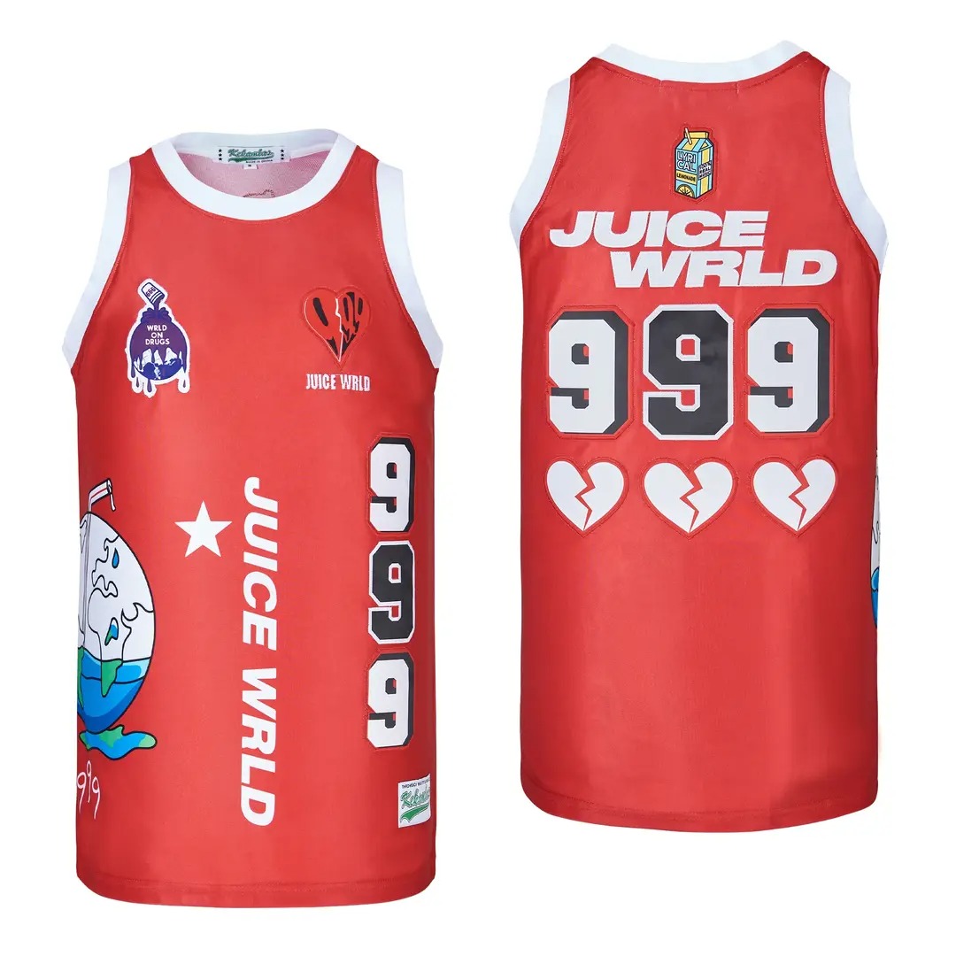 Juice Wrld 999 Hip hop basketball jersey 1