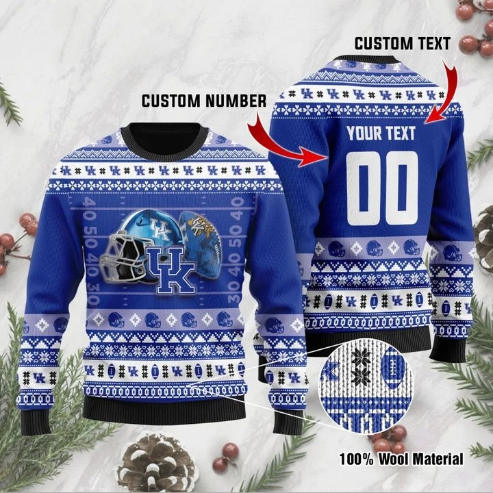 Kentucky Wildcats Custom Ugly Christmas Sweater 1