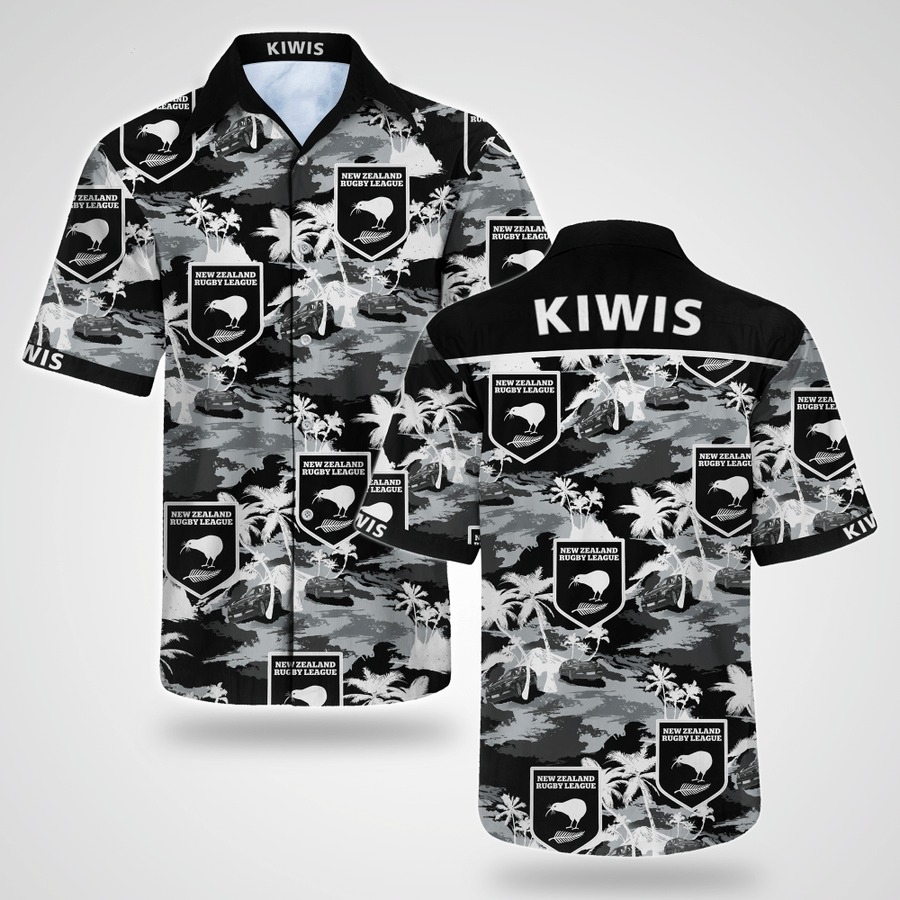 Kiwis New Zealand rugby league hawaiian shirt