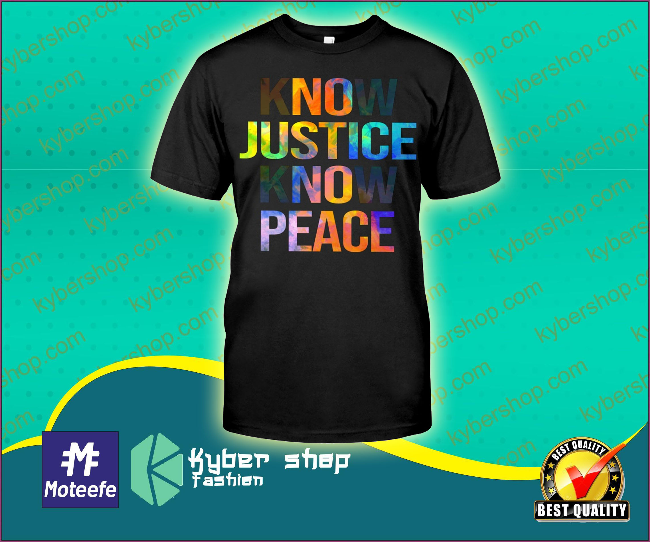 Know justice know peace shirt
