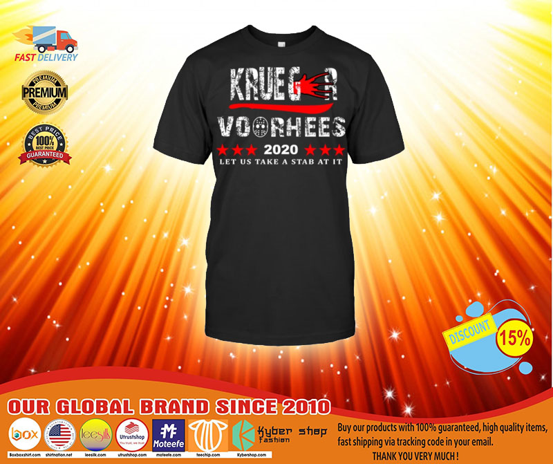 Krueger voorhees 2020 let us take a stab at it shirt, hoodie 3 Krueger voorhees let us take a stab at it shirt