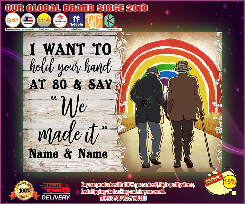 LGBT I want to hold your hand at  and say we made it poster
