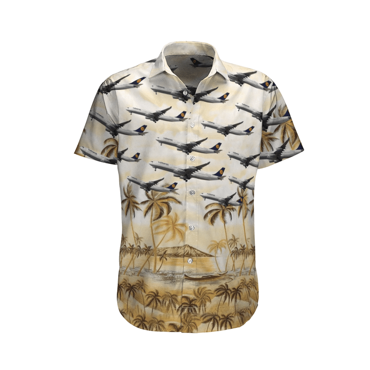LUFTHANSA AIRBUS A340 300 HAWAIIAN SHIRT