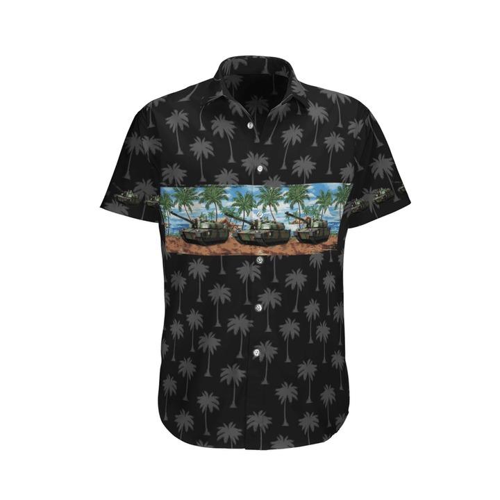 Leclerc French Army Hawaiian Shirt