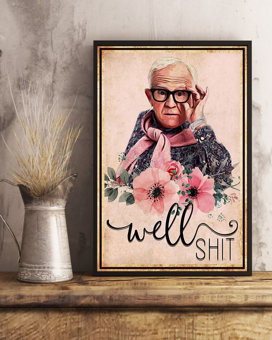 Leslie Jordan well shit poster