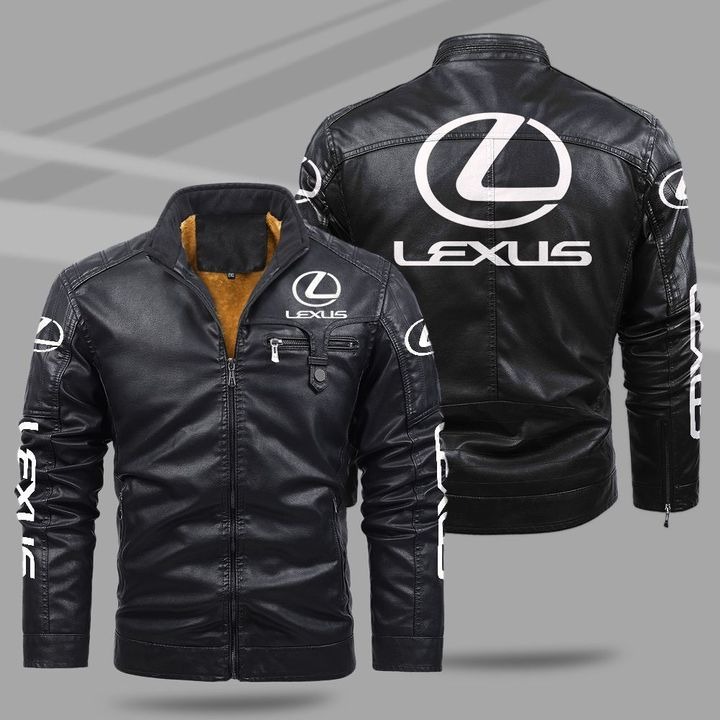 Lexus Leather Bomber Jacket
