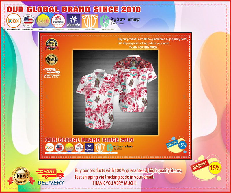 Liverpool football club hawaiian shirt