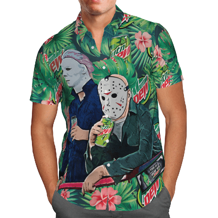 Michael Myers And Jason Voorhees Hawaiian Shirt1 1