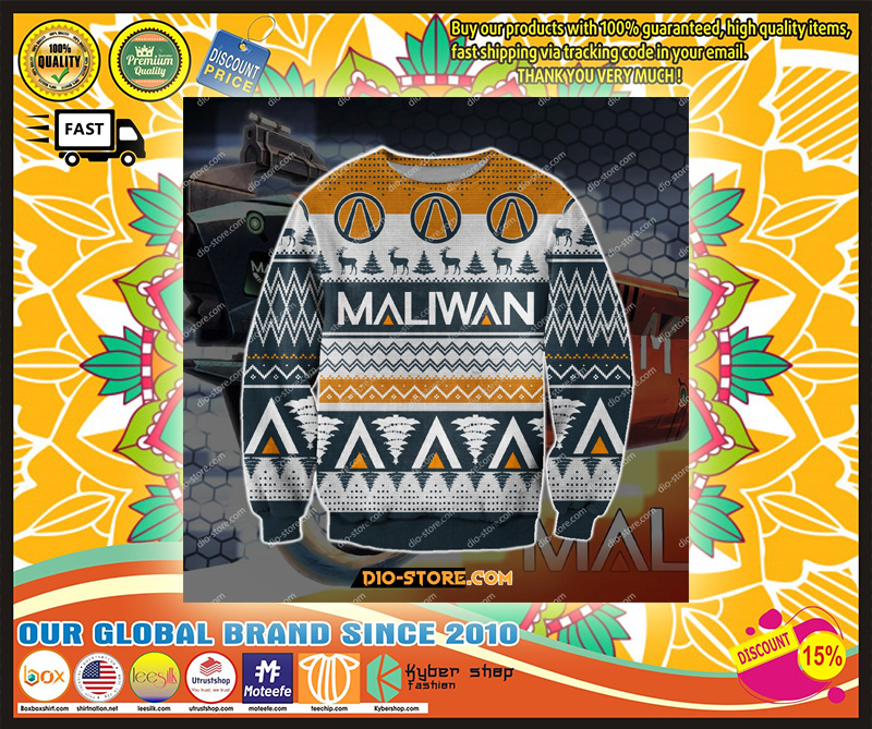 Maliwan borderlandsugly christmas sweater