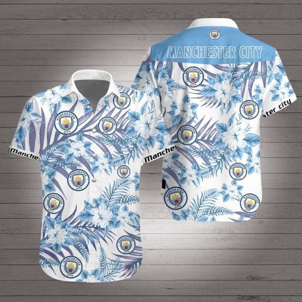 Manchester city hawaiian shirt