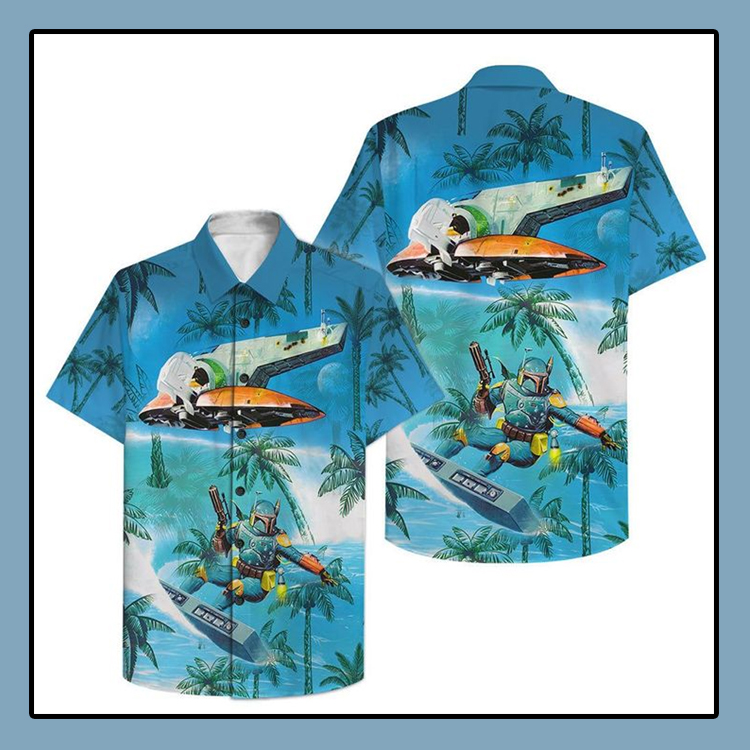 Mandalorian Surfing Hawaiian Shirt 2 Mandalorian Surfing Hawaiian Shirt4