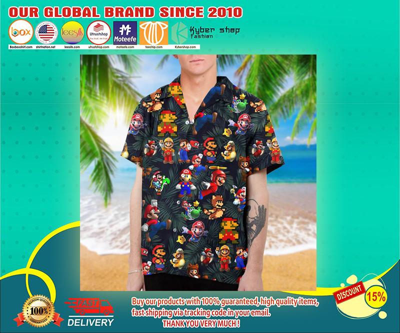 Mario hawaiian shirt 1