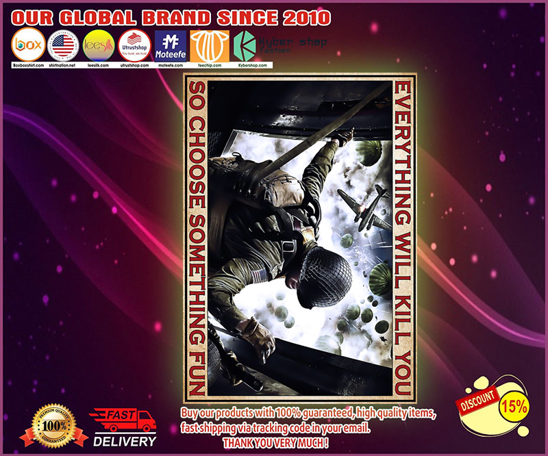 Medal of Honor Airborne everything will kill you so choose something fun poster 8 Medal of Honor Airborne everything will kill you so choose something fun poster