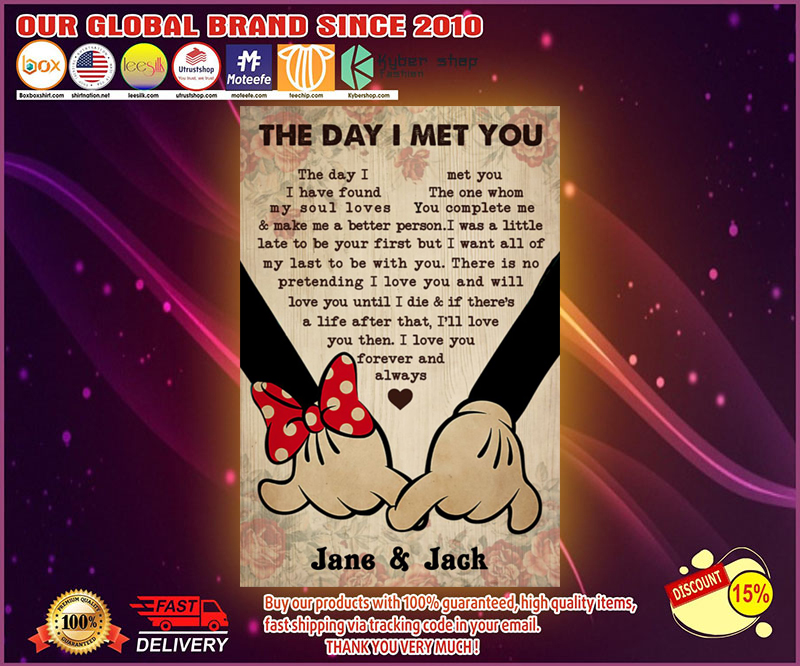 Mickey and Minnie the day I met you poster
