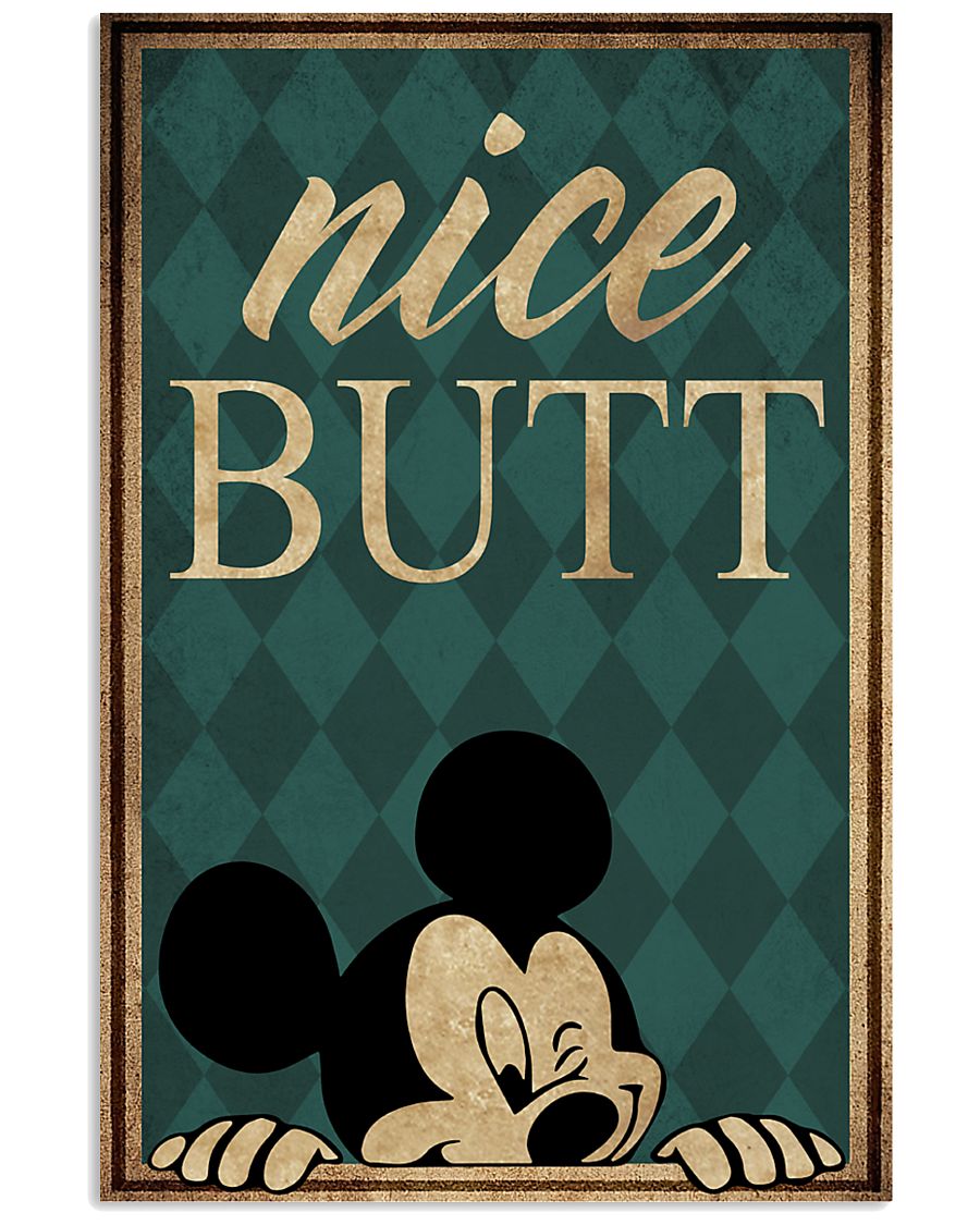 Mickey mouse nice butt poster
