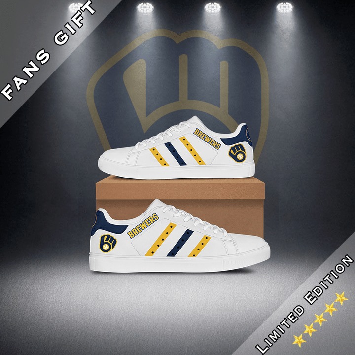 Milwaukee brewers stan smith low top shoes 1
