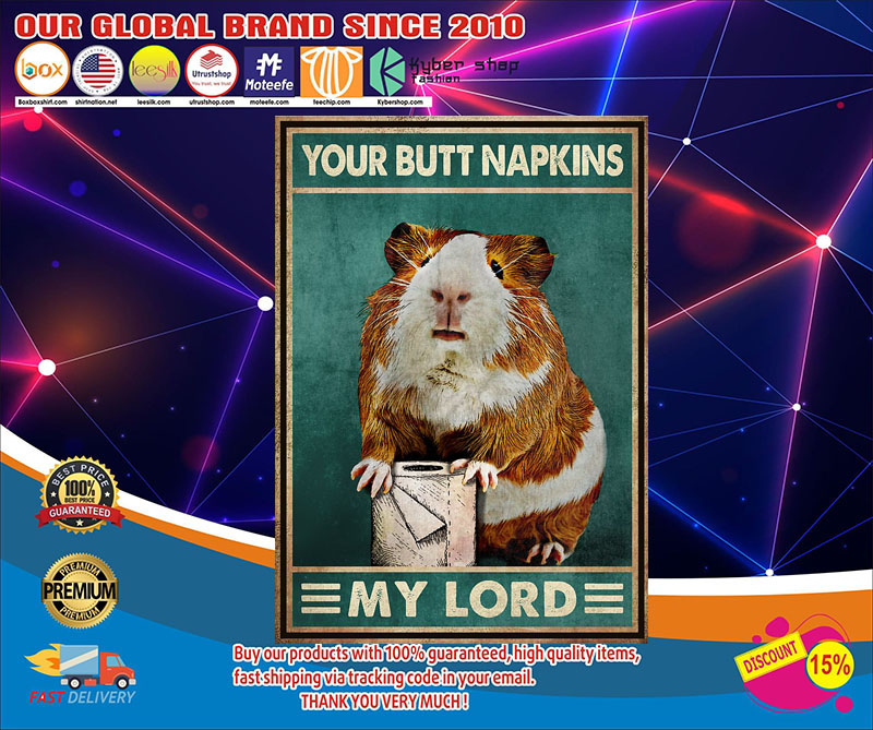 MouseGuineapigYourbuttnapkinsmylordposter