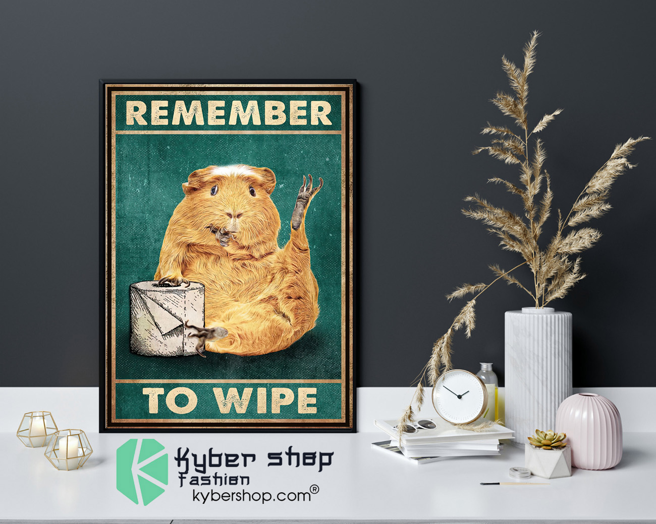 Mouse remember to wipe poster 4