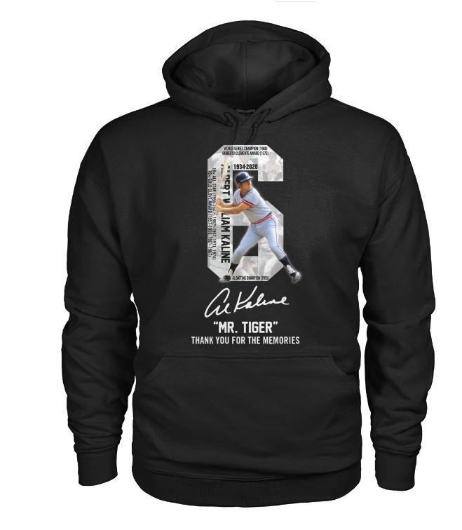 Mr. Tiger Al Kaline thank you for the memories hoodie