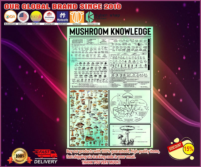 Mushroom knowledge poster