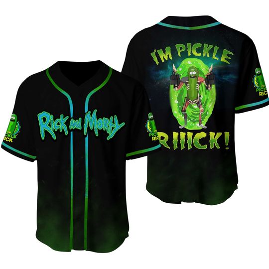 Rick And Morty Im Pickle Baseball Jersey Shirt 5 21 Rick And Morty Im Pickle Baseball Jersey Shirt 4