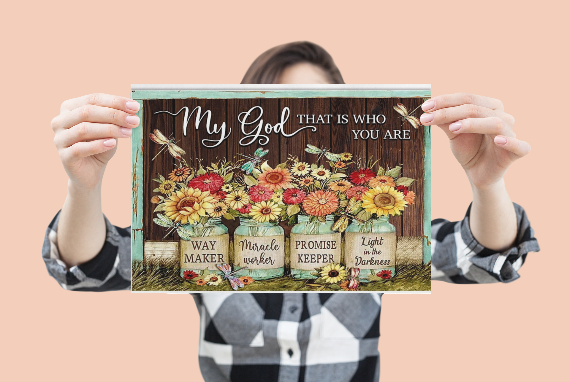 My god that is who you are way maker miracle worker promise keeper light in the darkness poster