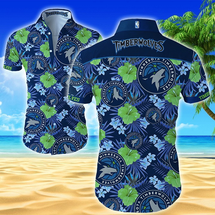 NBA minnesota timberwolves hawaiian shirt
