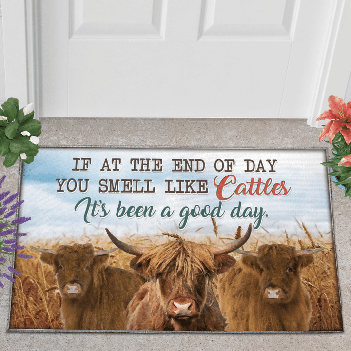 Highland cattle its been a good day doormat 4 Highland cattle its been a good day doormat