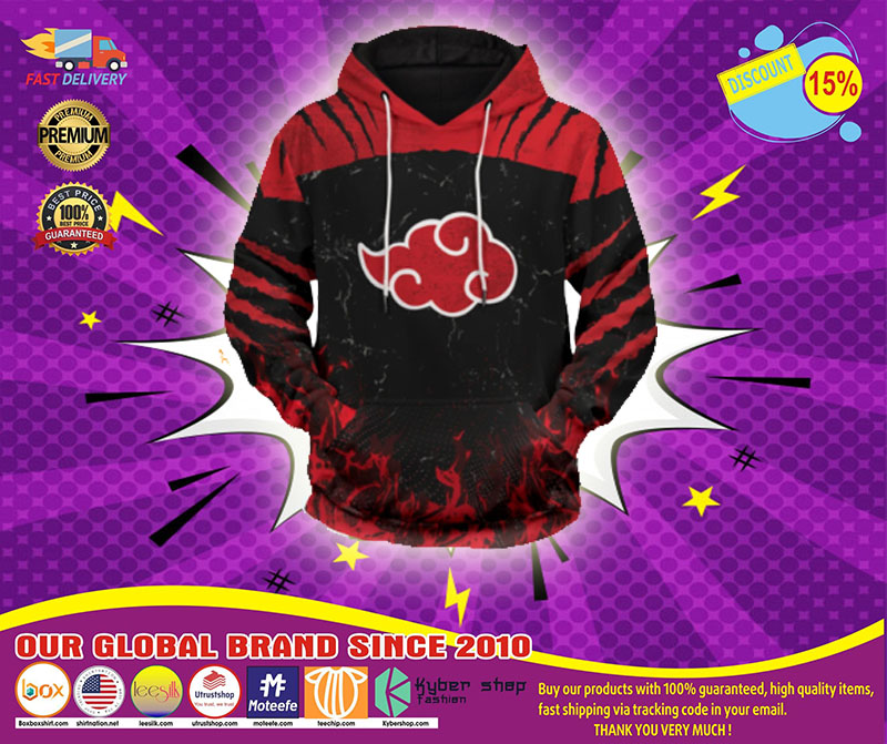Naruto Akatsuki Pride pullover hoodie