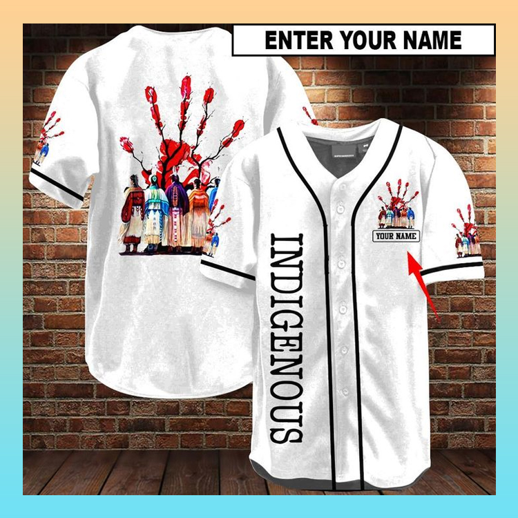 Native Indigenous Baseball Jersey 4