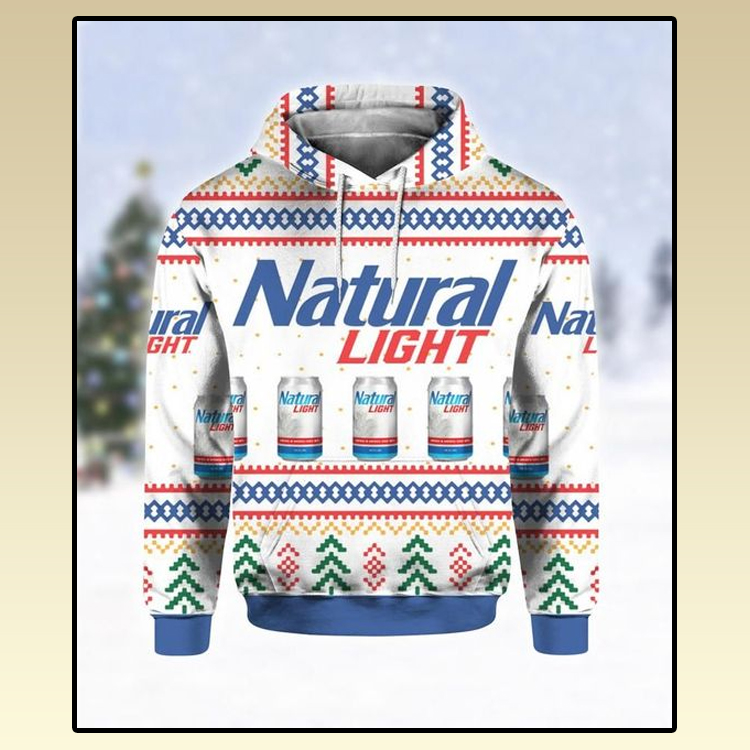 Natural Light Beer Ugly Christmas 3D Hoodie 3 Natural Light Beer Ugly Christmas 3D Hoodie 3