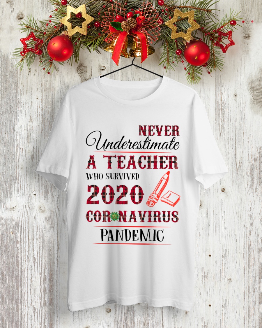 Never Underestimate A Teacher Who Survived 2020 Coronavirus Pandemic shirt 1 NeverUnderestimateATeacherWhoSurvivedCoronavirusPandemicshirt