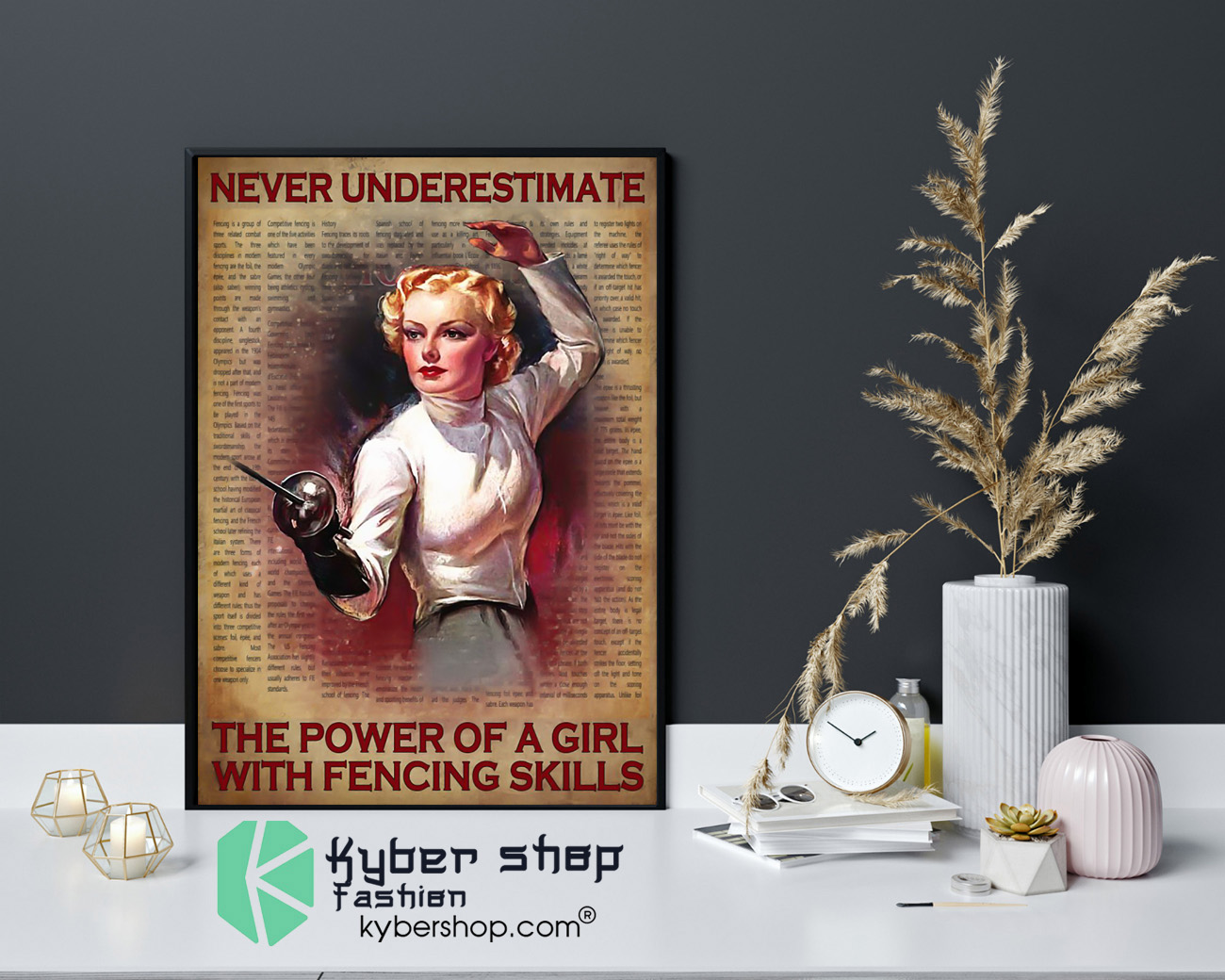 Never underestimate the power of a girl with fencing skills poster 8 Never underestimate the power of a girl with fencing skills poster 4
