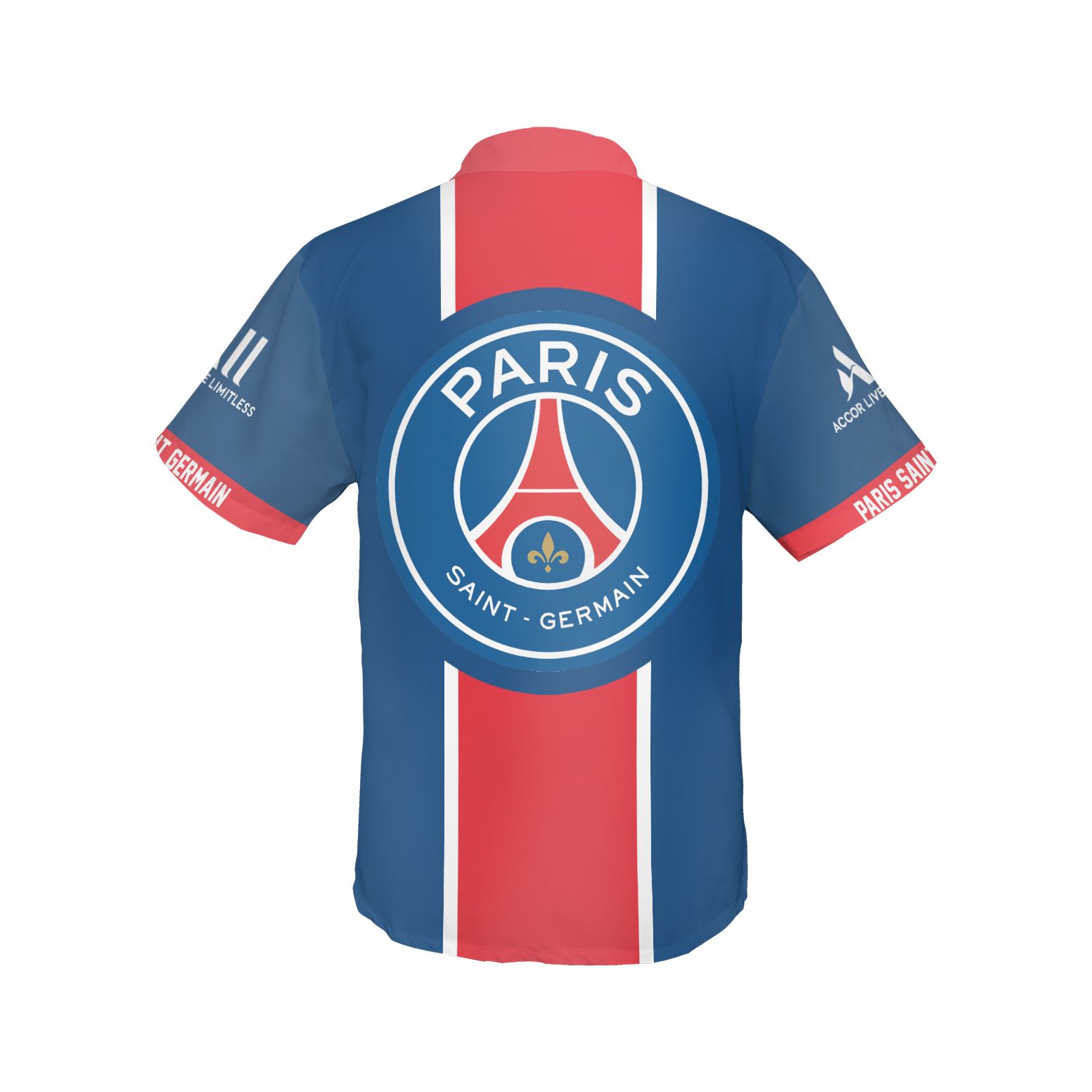 Paris Saint Germain Hawaiian shirt 3 Paris Saint Germain Hawaiian shirt 2