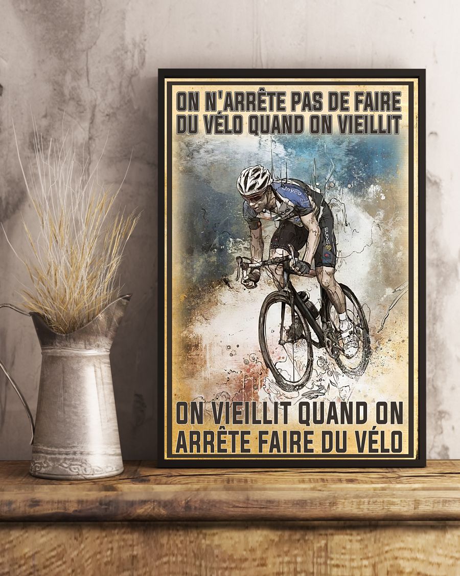 Nous n'arrêtons pas de faire du vélo affiche poster 4 Nous narretons pas de faire du velo affiche poster2