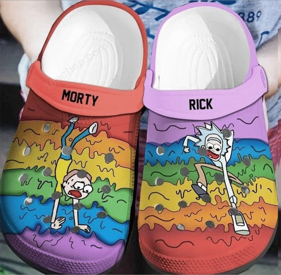 Rick and Morty crocs crocband shoes 1