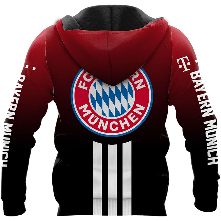 Bayern Munich 3d all over print Hoodie 4 Bayern Munich 3d Hoodie2