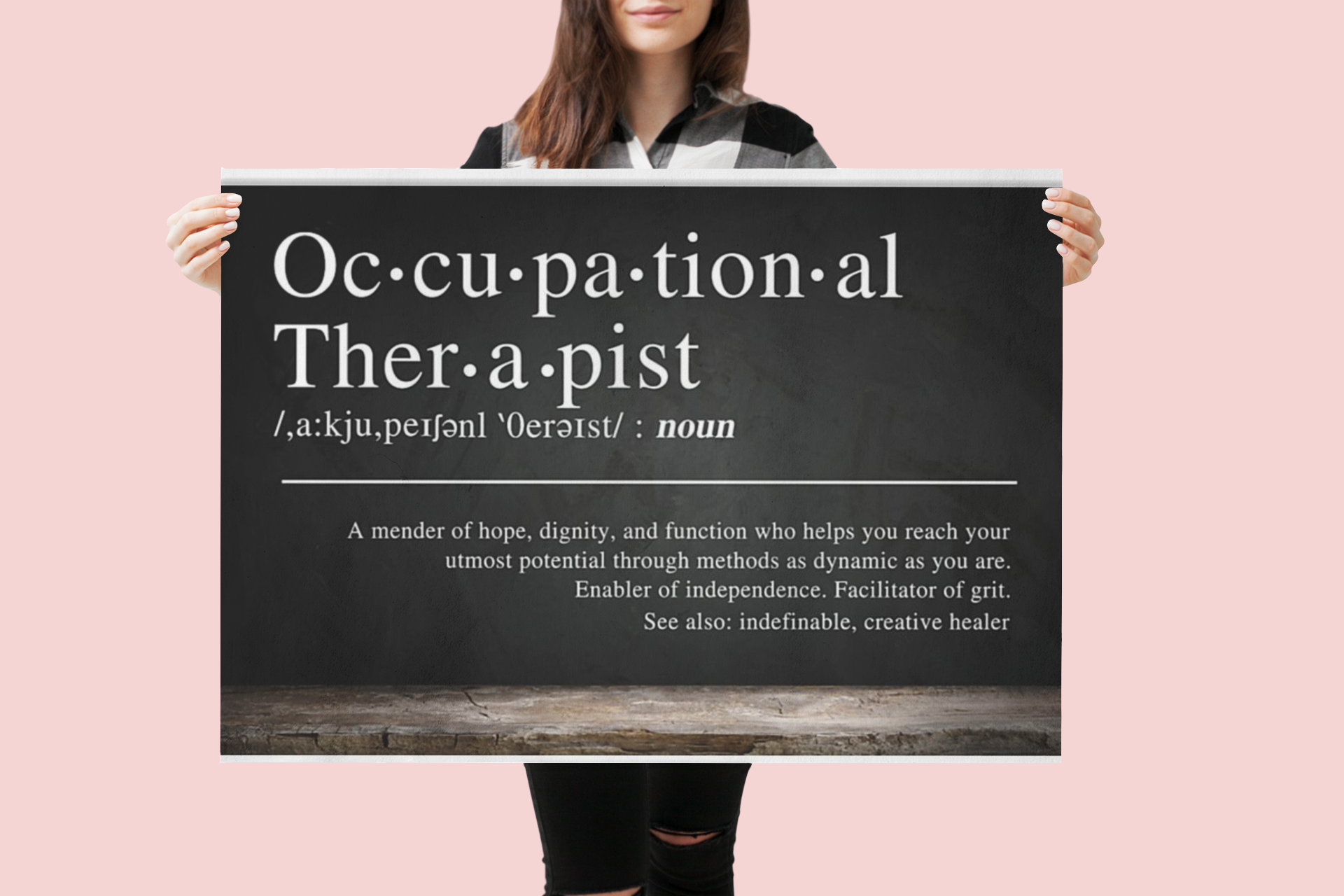 Occupational therapist definition poster