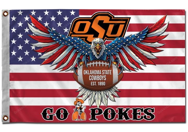 Oklahoma State Cowboys go pokes Flag1