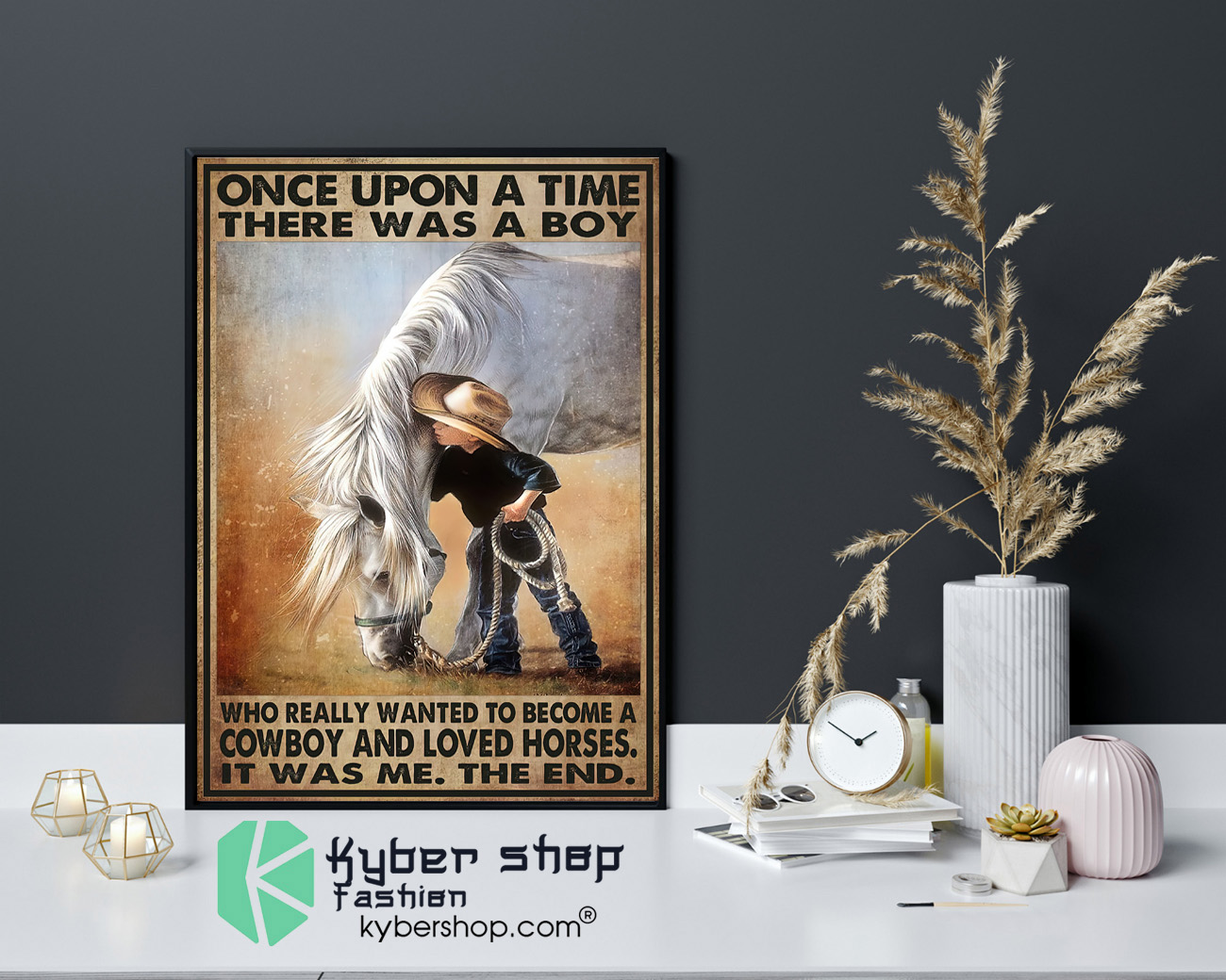 Once upon a time there was a boy who really wanted to become a cowboy and loves horses poster 4