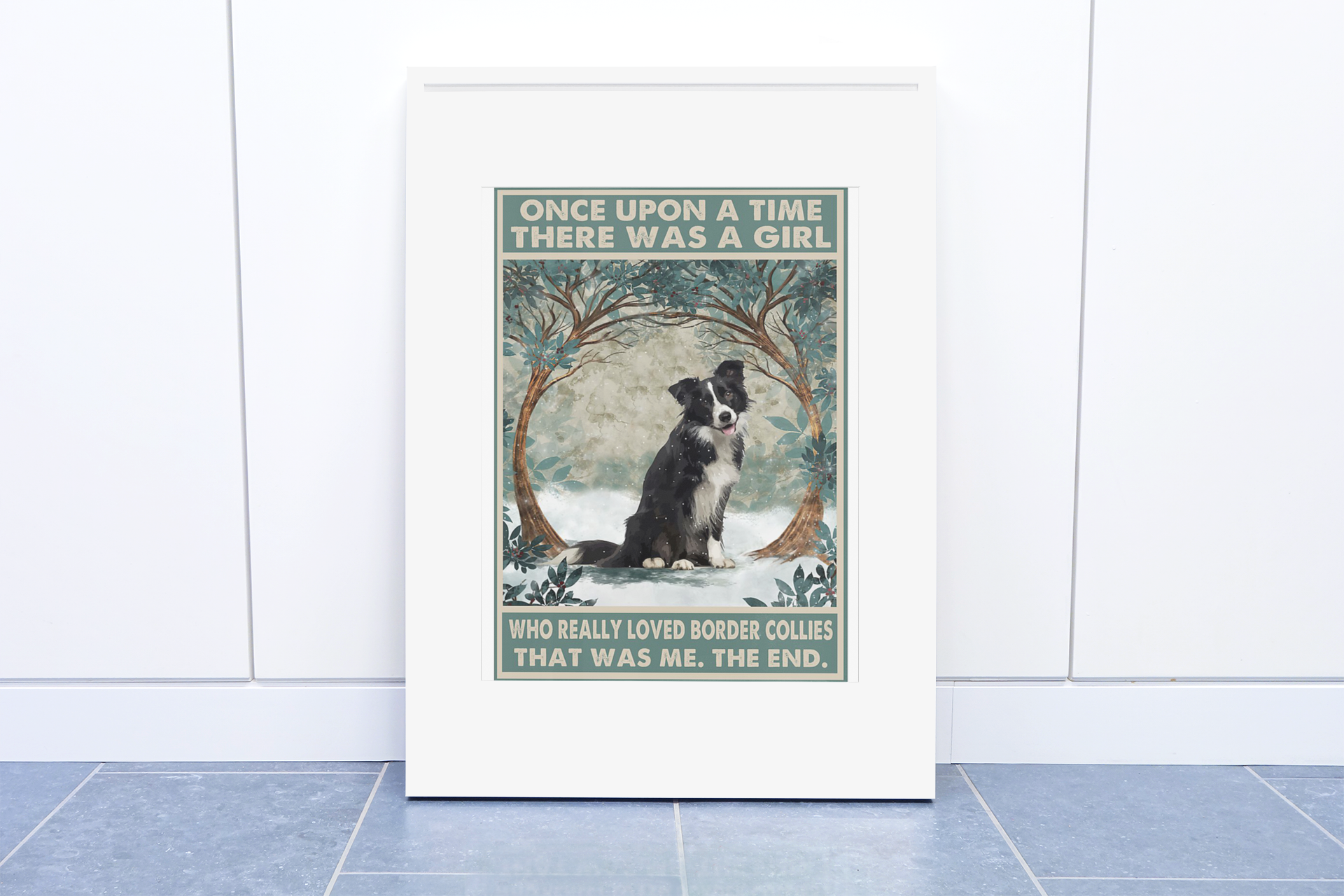 Onceuponatimetherewasagirlwhoreallylovedbordercolliesposter