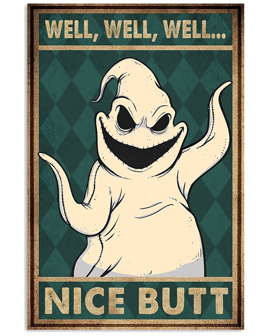 Oogie boogie nice butt poster, canvas