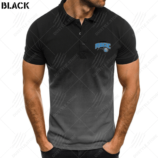 Orlando Magic men gradient polo shirt